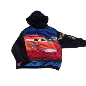 Cars Hoodie with Lightning McQueen Design